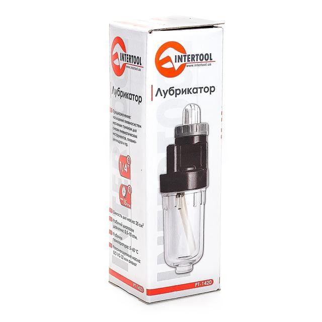 Лубрикатор (устройство подачи масла) 1/4" INTERTOOL PT-1420
