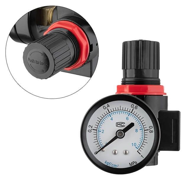 Регулятор давления 1/2", 0,5-8 бар INTERTOOL PT-1426