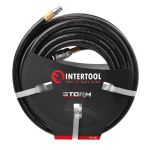 Шланг резиновый воздушный, армированный, до 20 атм, 6×13 мм, 20 м, с быстроразъемными соединениями, STORM INTERTOOL PT-1721