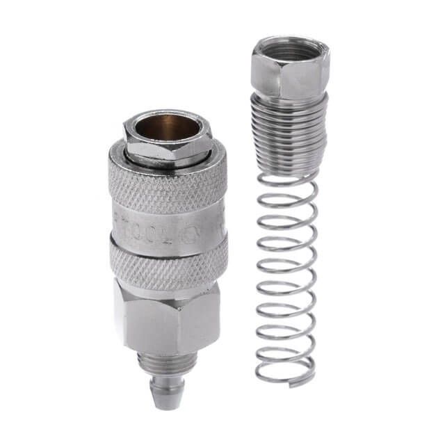 Быстроразъемное соединение с пружиной для спиральных и прямых шлангов 5,5×8 мм INTERTOOL PT-1830