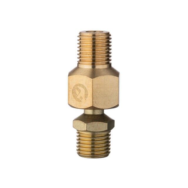 Шарнир поворотный, наружная резьба 1/4"-1/4", латунь, STORM INTERTOOL PT-2208