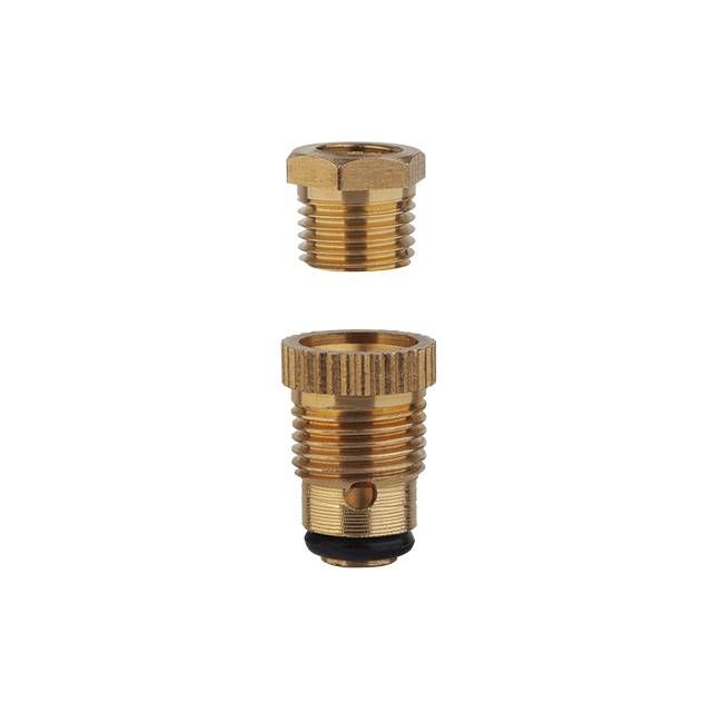 Клапан сливной для компрессоров 1/4", круглый вентиль, латунь INTERTOOL PT-5020