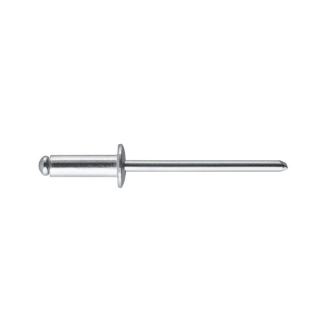 Заклепка алюминиевая 4,0*12 мм, 50 ед. INTERTOOL RT-4012