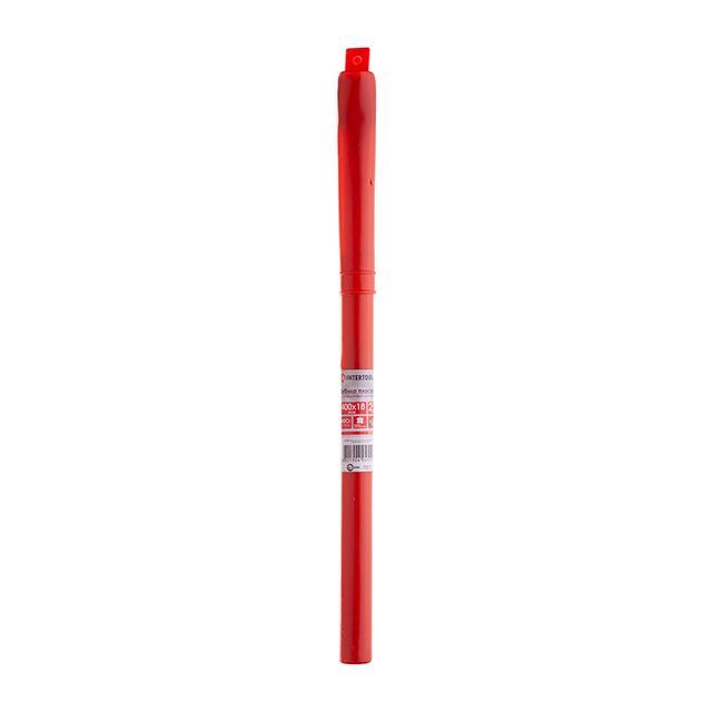 Зубило плоское SDS-MAX 18*400*25 мм с победитовой напайкой INTERTOOL SD-0455