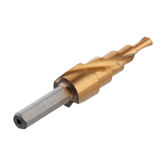 Сверло ступенчатое по металлу спиральное 4-12 мм INTERTOOL SD-5833