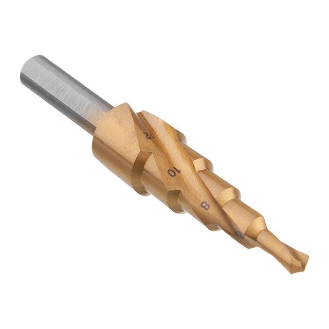 Сверло ступенчатое по металлу спиральное 4-12 мм INTERTOOL SD-5833