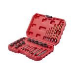 Набір екстракторів та свердлу для пошкоджених болтів та гайок, 26 шт INTERTOOL SD-8009