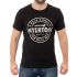 Футболка черная, 100% хлопок, M INTERTOOL SP-2202