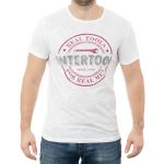 Футболка светло-серая меланж, 100% хлопок, L INTERTOOL SP-2213