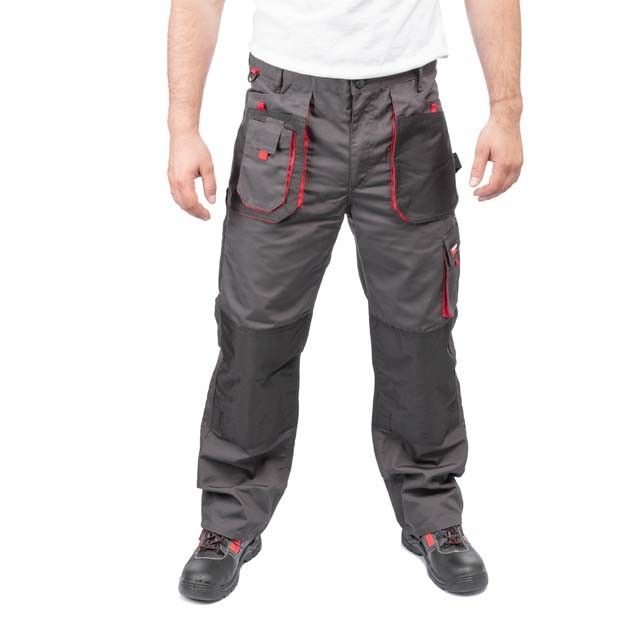 Брюки рабочие 80% полиэстер, 20% хлопок, плотность 260 г/м², XL INTERTOOL SP-3014