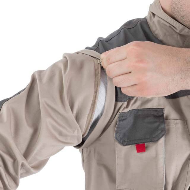 Куртка рабочая 2 в 1, 100% хлопок, плотность 180 г/м², L INTERTOOL SP-3033