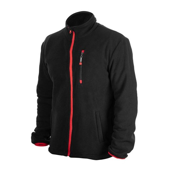 Куртка флисовая, ткань полиэстер, плотность 280G, с карманом на груди и двумя боковыми, XXL INTERTOOL SP-3105