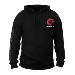 Худи черный, трикотаж, S INTERTOOL SP-4003