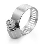 Хомут стальной оцинкованный 12,7 мм, D 18-32 мм INTERTOOL TC-0118