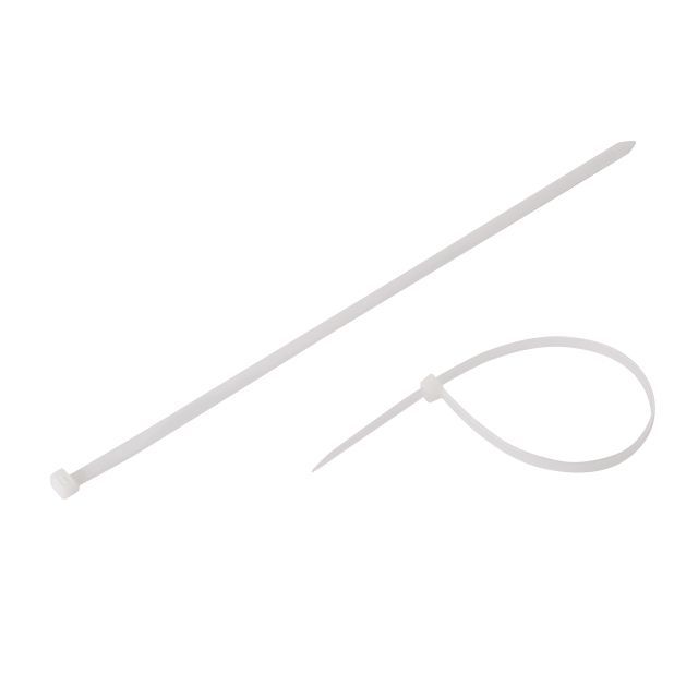 Хомут пластиковый 7,6x350мм, (100 шт/упак), белый INTERTOOL TC-7635