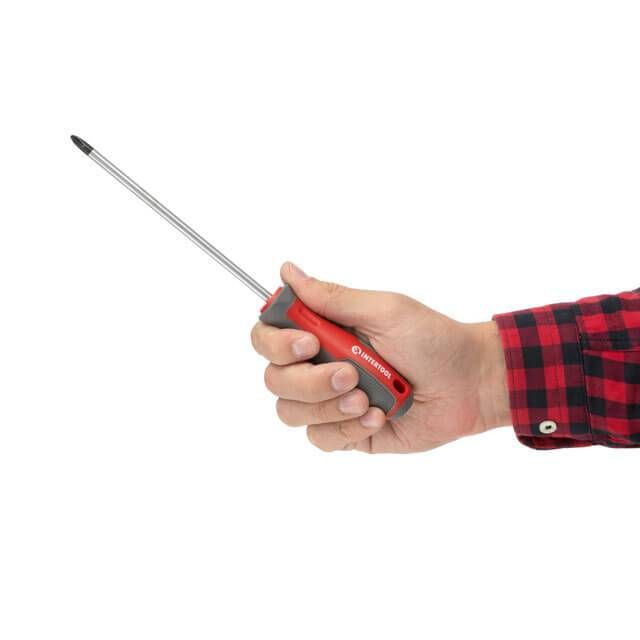 Отвертка крестовая PH2*150 мм, CR-V INTERTOOL VT-3322