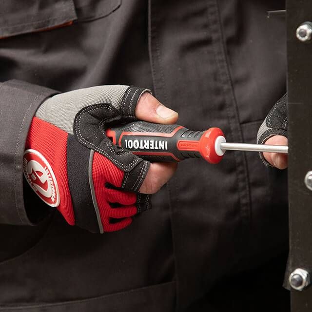 Отвертка крестовая PH2*150 мм, S2, STORM INTERTOOL VT-3422