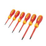 Набор изолированных отверток 6 ед. VDE (SL0.4*2.5*75 мм, SL0.8*4.0*100 мм, SL1*5.5*125 мм, PH0*60 мм, PH1*80 мм, PH2*100 мм), STORM INTERTOOL VT-3606