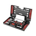 Набор отверточных насадок и головок с трещоткой 57 ед., STORM INTERTOOL VT-3657