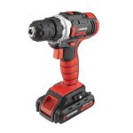 Дриль-шурупокрут акумуляторний Li-Ion 18 В, 25 Nm, 0-400/0-1500 об/хв., 1,3 Аг INTERTOOL WT-0313