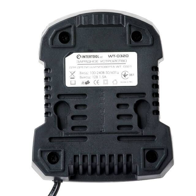 Устройство зарядное для дрели-шуруповерта Li-Ion 12 В WT-0321 INTERTOOL WT-0320