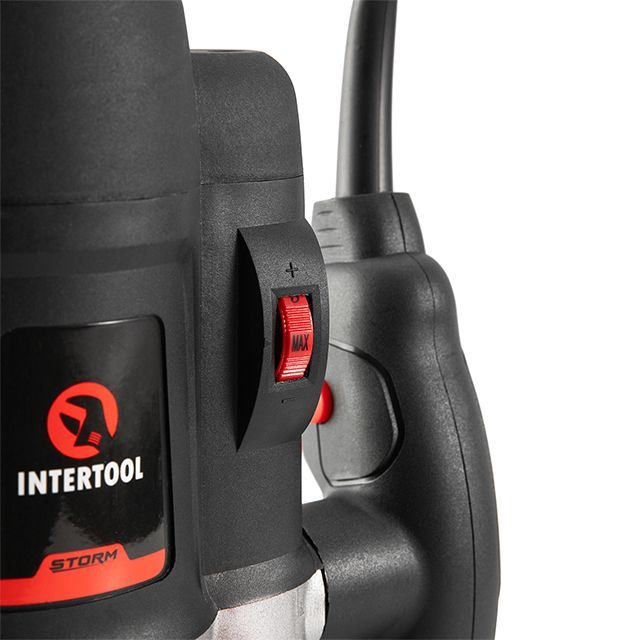 Фрезер, 1200 Вт, 16000-30000 об/мин, цанга 6, 8 мм, кейс INTERTOOL WT-0920