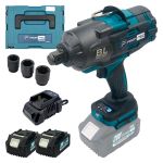 Акумуляторний гайковерт PROFI-TEC PTW2100BL POWERLine (2×PT2040EP (4.0 Аг), зарядний пристрій)