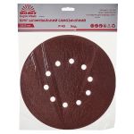 Круг шліфувальний самозачіпний Vitals 225 мм, 10 отв., з. – 40, 5 од.