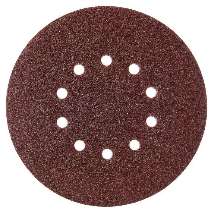 Круг шліфувальний самозачіпний Vitals 225 мм, 10 отв., з. – 40, 5 од.