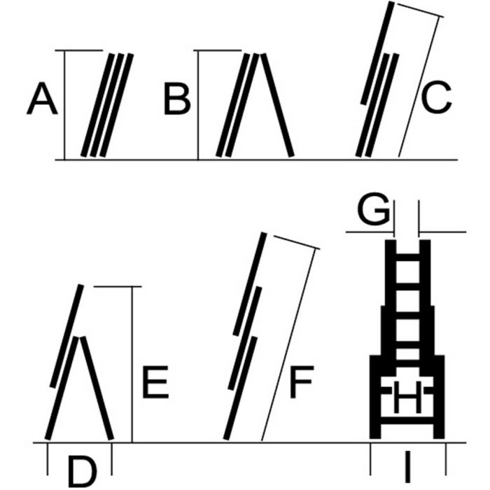 Драбина універсальна Кентавр 3×7 м (2,06 м)