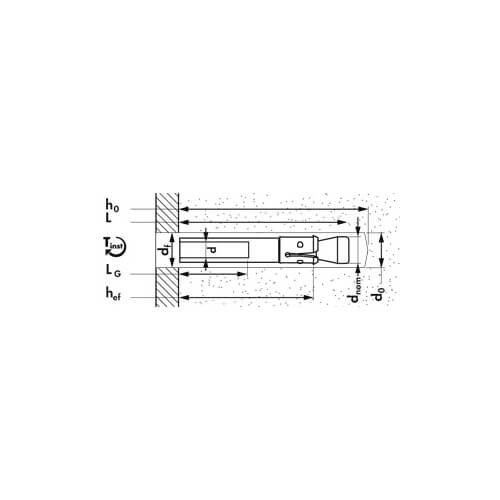 Анкер m2-I M10/12x55 Mungo 1451055