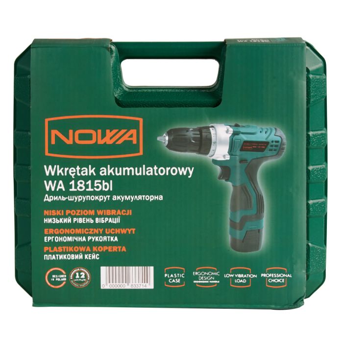 Шурупокрут акумуляторний NOWA WA1815bl