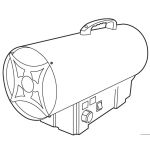 Обігрівач газовий Vitals GH-504t