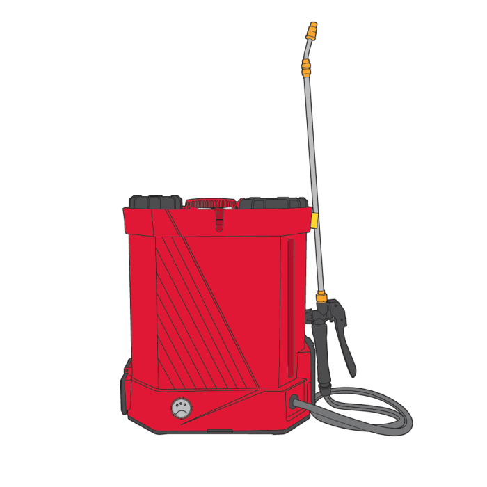 Обприскувач акумуляторний Vitals Sm 212om