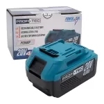 Аккумуляторная батарея PROFI-TEC PT2040EP (20 В / 4.0 Ач, высокотоковая, с индикатором)
