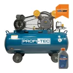 Компрессор масляный PROFI-TEC OC-100V2 (100 л, 2.2 кВт, 415 л/мин)