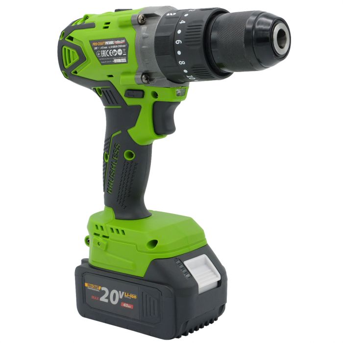Шуруповерт Procraft Industrial PA18BL Extra (2 акб)