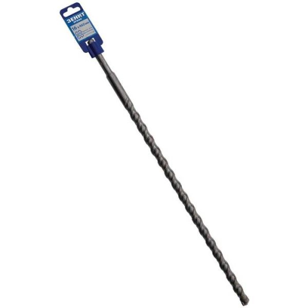 Бур SDS-Plus 16×460 мм, спіраль 4S Зенит Профи
