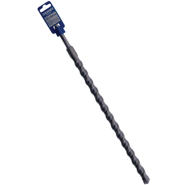 Бур SDS-Plus 20×460 мм, спіраль 4S Зенит Профи