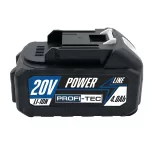 Аккумуляторная батарея PROFI-TEC PT2040MP (20 В / 4.0 Ач, высокотоковая, с индикатором)