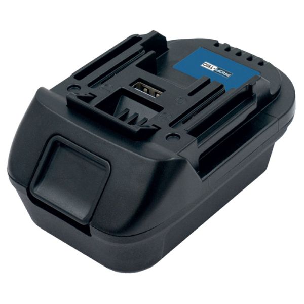 Адаптер PROFI-TEC DW20PT, з батареї DeWalt / Milwaukee на інструмент PROFI-TEC (Makita)