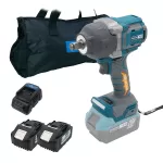 Аккумуляторный гайковерт PROFI-TEC PPTW11020 UltraCore (2×PT2040EP (4.0 Ач), зарядное устройство)