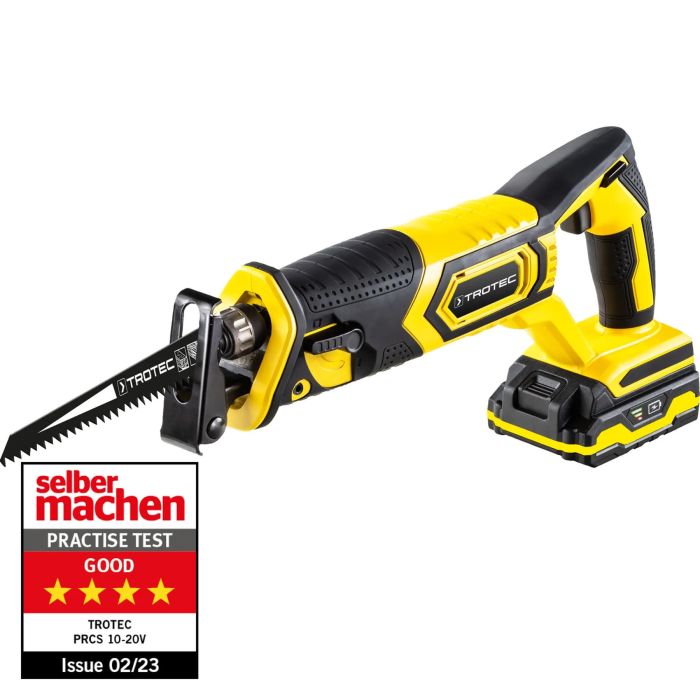 Пила шабельна акумуляторна Trotec PRCS 10-20V + кейс (4431000110)