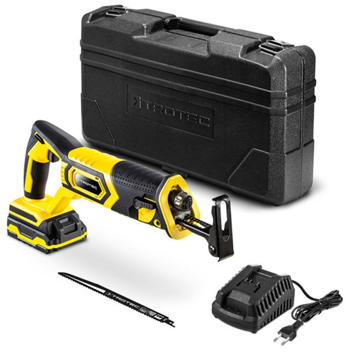 Пила шабельна акумуляторна Trotec PRCS 10-20V + кейс (4431000110)