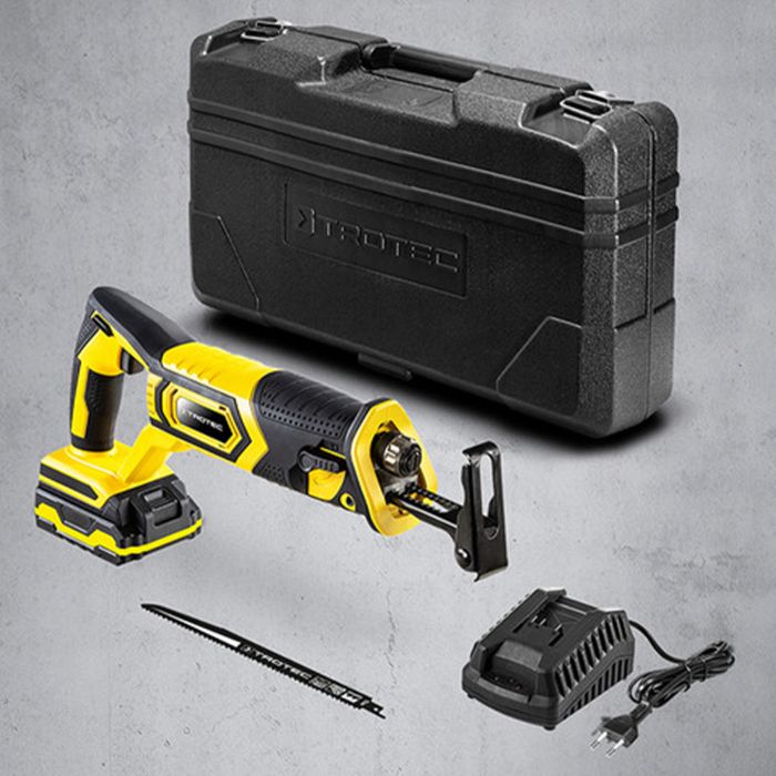 Пила шабельна акумуляторна Trotec PRCS 10-20V + кейс (4431000110)