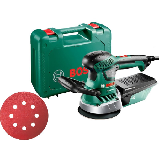 Ексцентрикова шліфувальна машина Bosch PEX 400 AE у кейсі