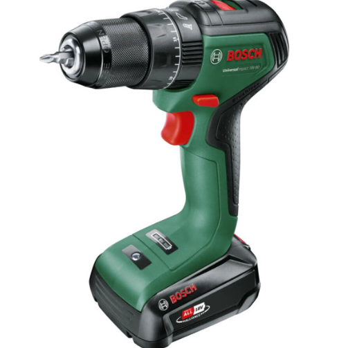Акумуляторний безщітковий дриль-шурупокрут Bosch UniversalDrill 18V-60 з 2 акб 2 Ah і з/п, у кейсі 06039D7002