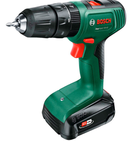 Акумуляторний дриль-шурупокрут Bosch EasyDrill 18V-40, 1 акб PBA 18V 2.0Ah и з/у AL 18V-20, в кейсі 06039D8003
