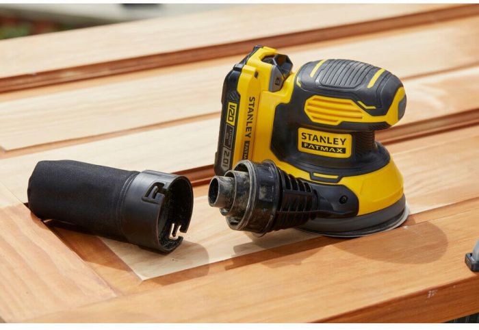 Шліфмашина ексцентрикова акумуляторна безщіткова STANLEY FATMAX SFMCW220D1S