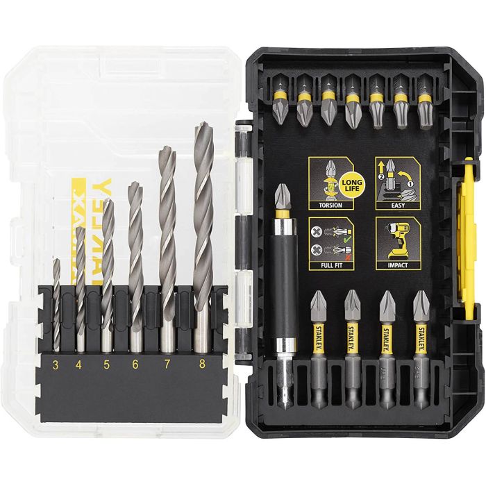 Набір біт і сверл STANLEY STA88554